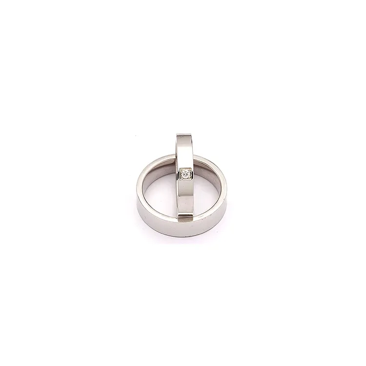 Vihkisormusta hopea 0,05 ct