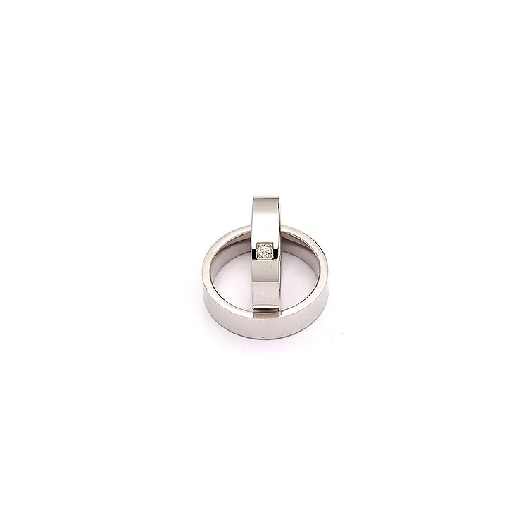 Vihkisormusta hopea 0,05 ct