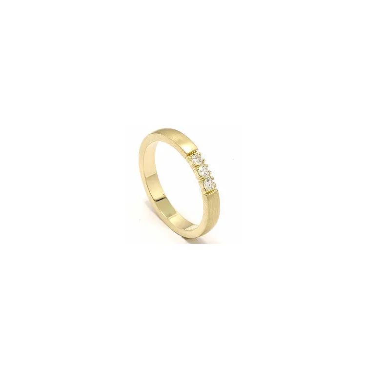 alianssisormus 14 karaatin kultaa 0,05 ct