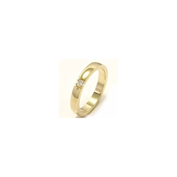 alianssisormus 14 karaatin kultaa 1 x 0,07 ct