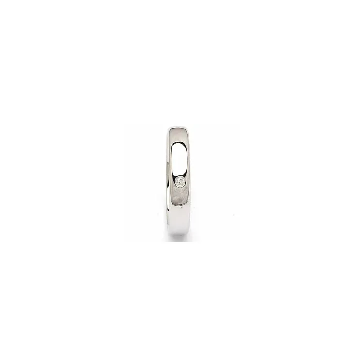 vihkisormus 14 karaatin valkokultaa 0,025 ct