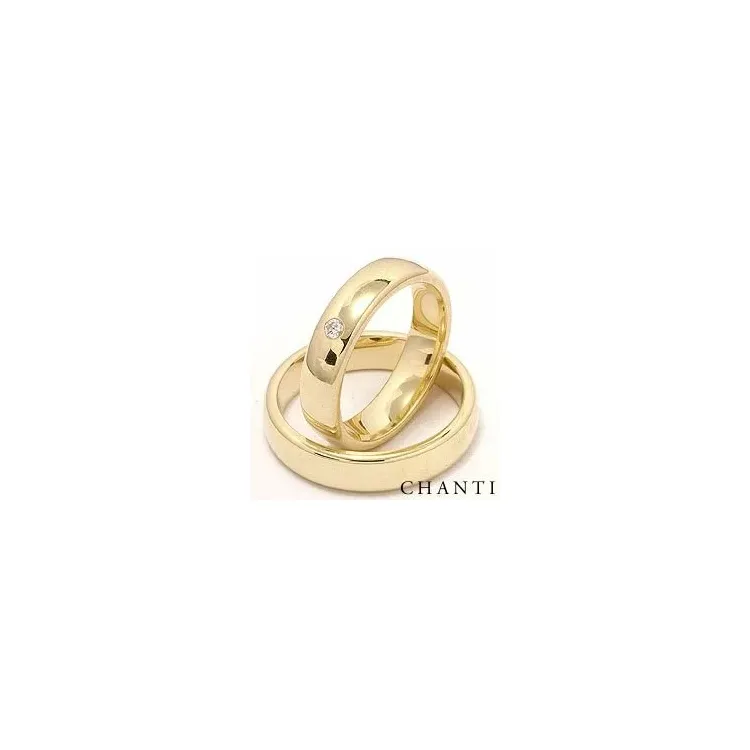 Leveät ovaaleja timantti vihkisormusta 14 karaatin kultaa 0,05 ct ct - setit
