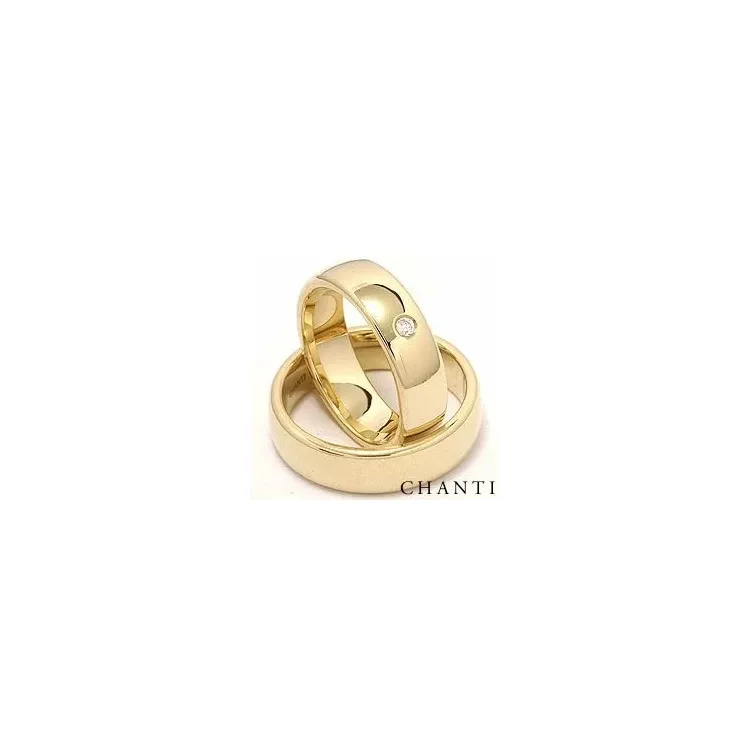 timantti vihkisormusta 14 karaatin kultaa 0,05 ct ct - setit