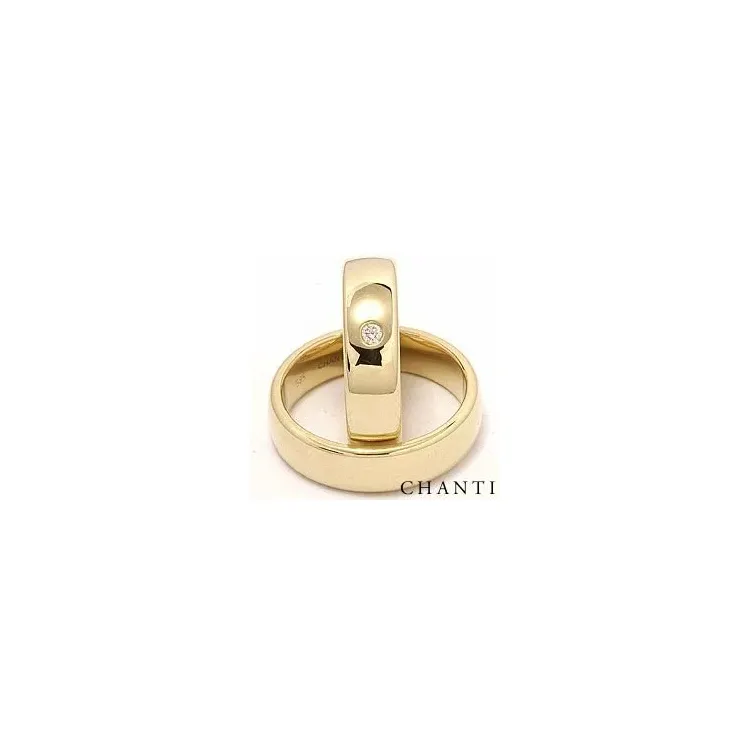 timantti vihkisormusta 14 karaatin kultaa 0,05 ct ct - setit