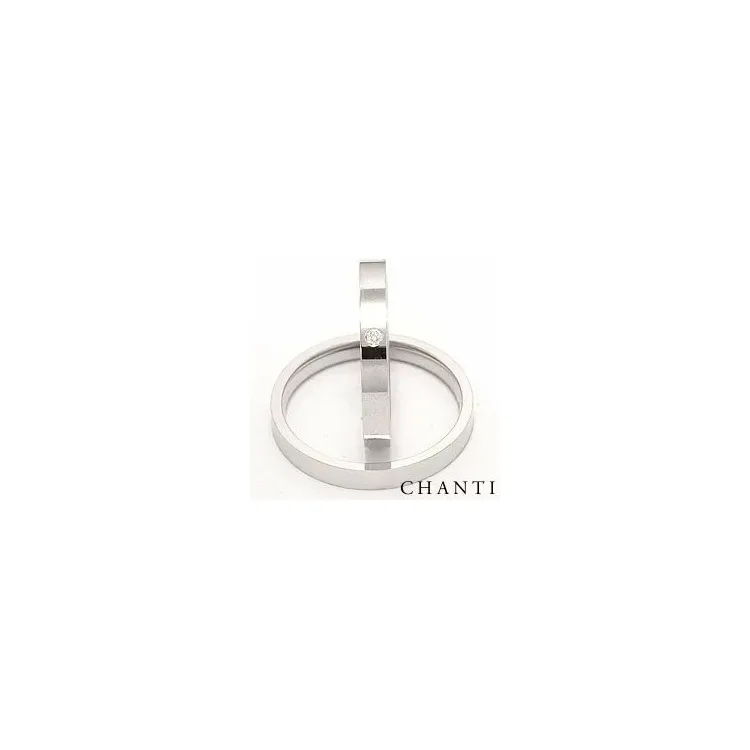 vihkisormusta 14 karaatin valkokultaa 0.025 ct - setit