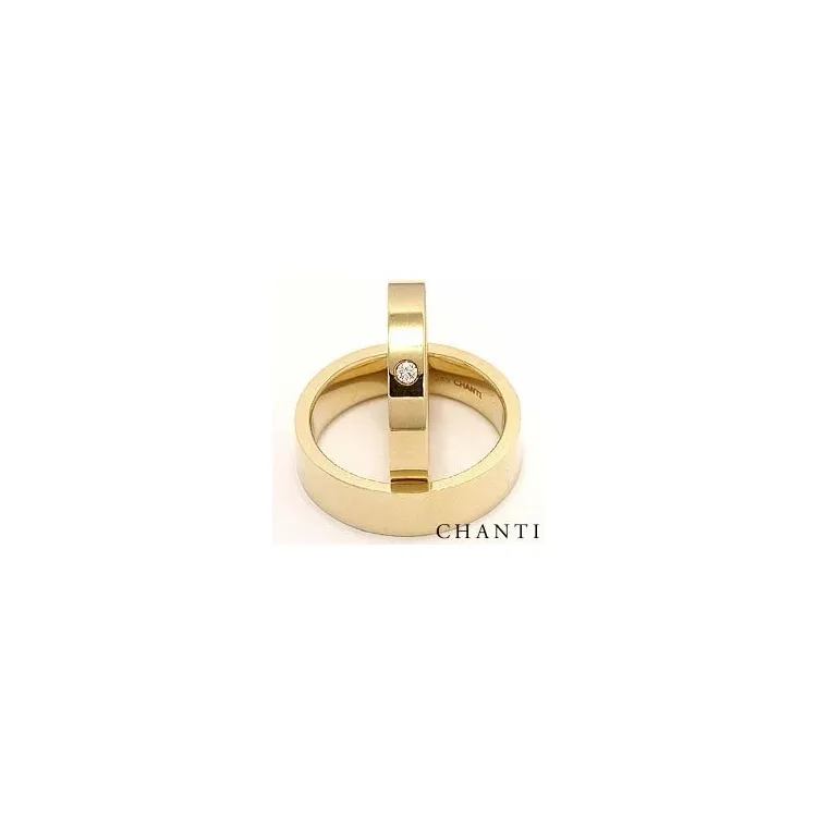 timantti vihkisormusta 14 karaatin kultaa 0,05 ct - setit