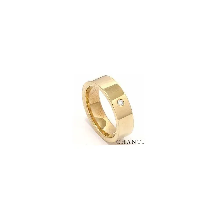 vihkisormus 14 karaatin kultaa 0,05 ct