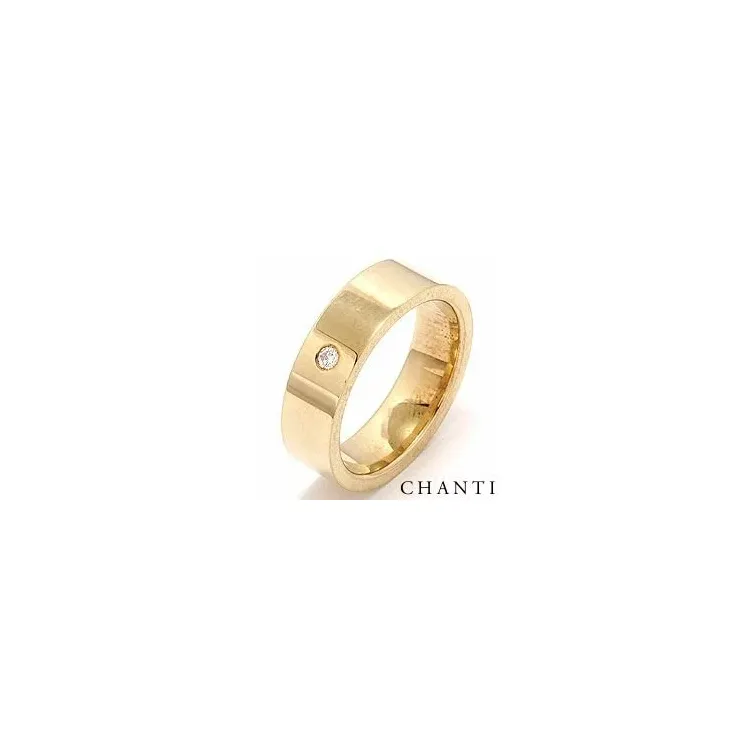 vihkisormus 14 karaatin kultaa 0,05 ct