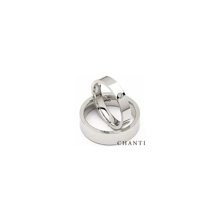 Vihkisormusta 14 karaatin valkokultaa 0,025 ct - setit
