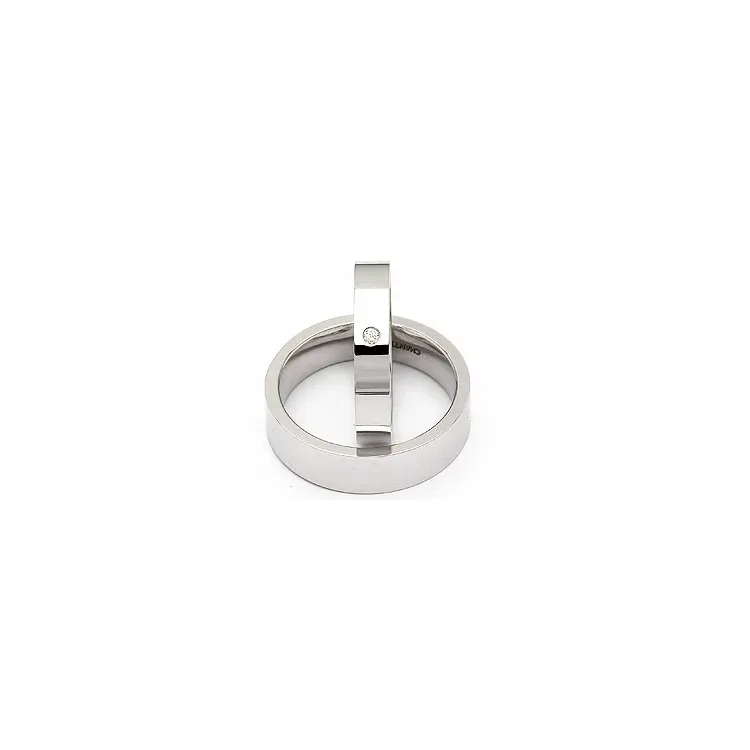 Vihkisormusta 14 karaatin valkokultaa 0,025 ct - setit
