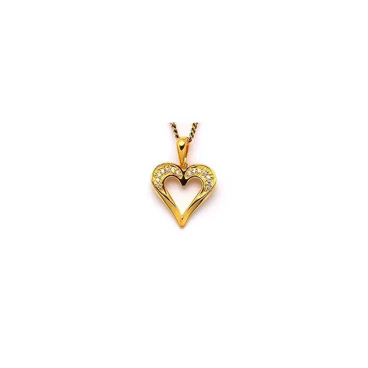 Sydän kullattua riipus  kullattua hopeaa