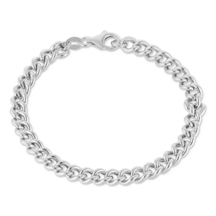 panssarirannekoru hopeaa 17, 18cm x 5,3 mm
