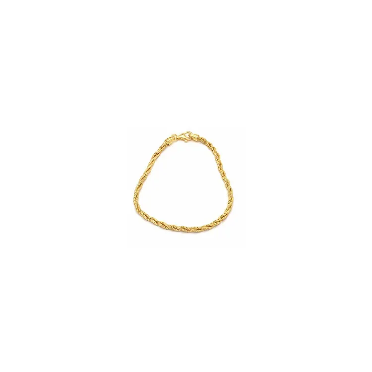 Kierretty rannekoru kullattua hopeaa x 1,1 mm