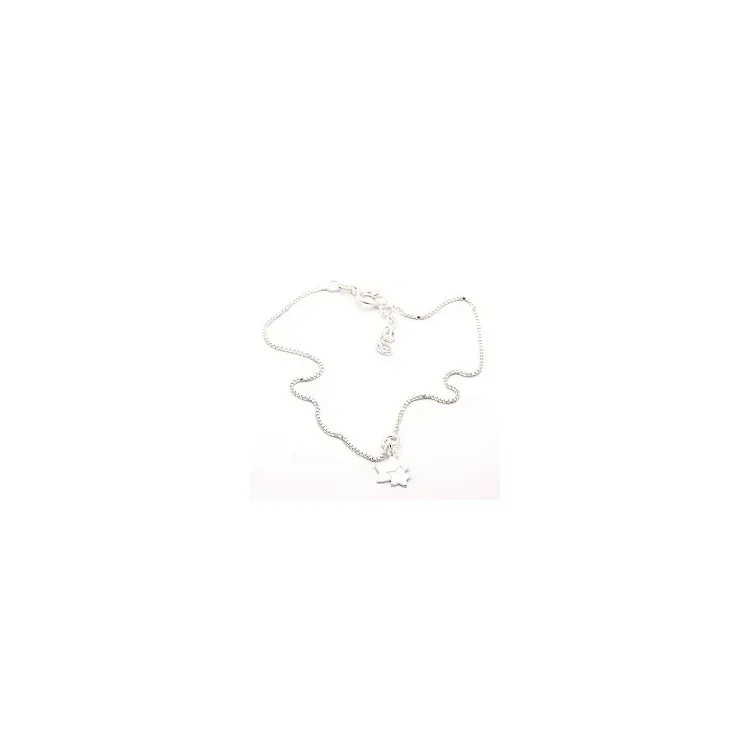 Tähti nilkkaketju hopeaa