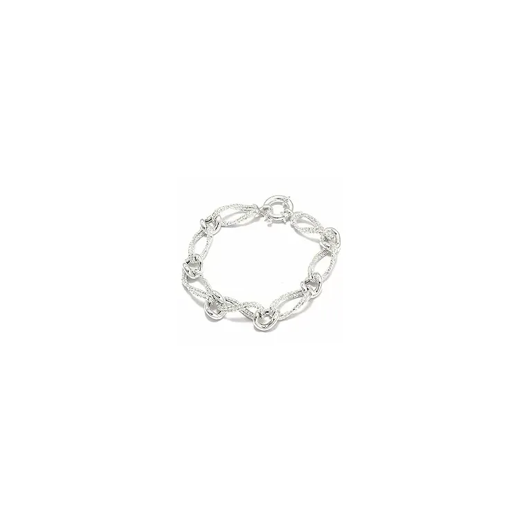 Rannekoru hopeaa x 9,4 mm