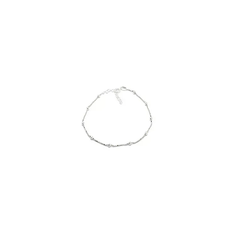 Nilkkaketju hopeaa  x 1,0 mm