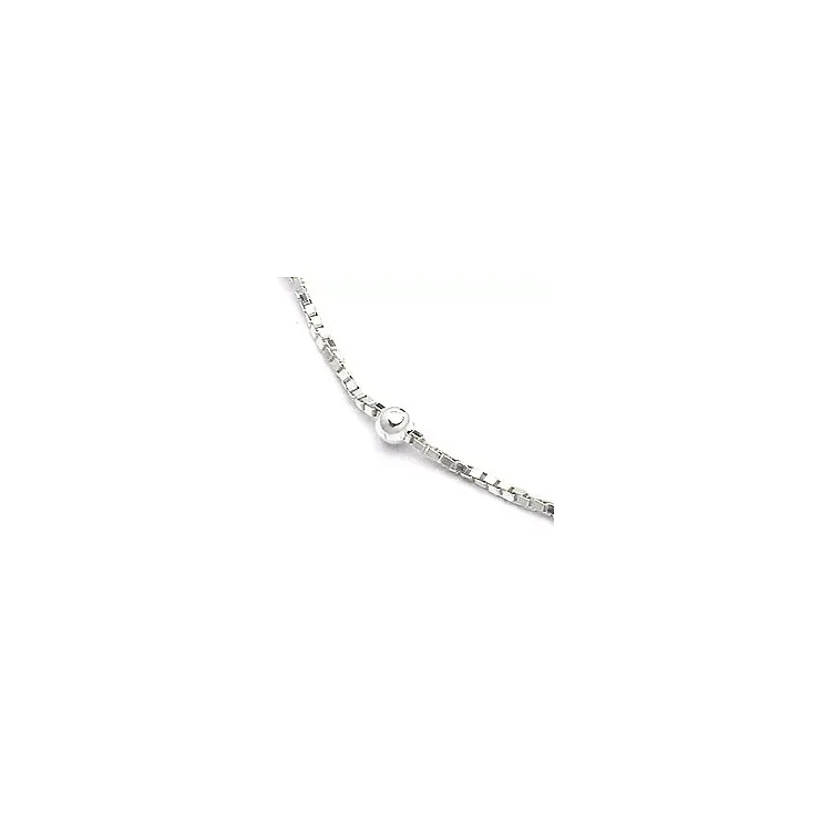 Nilkkaketju hopeaa  x 1,0 mm