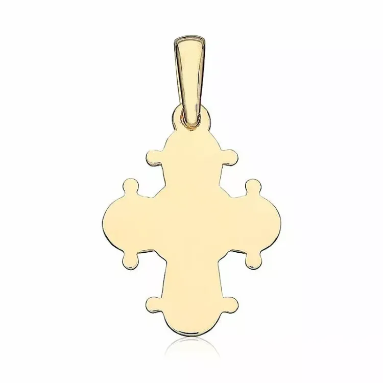 13 x 15 mm dagmarristi  kullattua hopeaa - Amoré