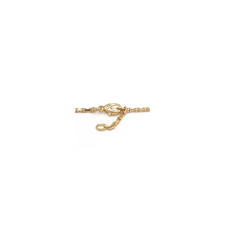 Yksinkertainen BNH nilkkaketju 14 karaatin kultaa 24-26 cm x 2,0 mm