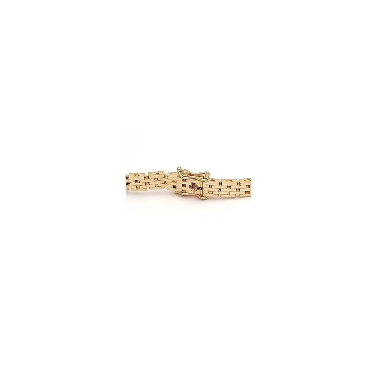 BNH Tiiliskivirannekoru 14 karaatin kultaa 18,5 cm x 5,0 mm