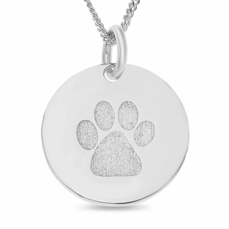 dogtag Nimikaulaketjut riipus hopeaa - My Letter