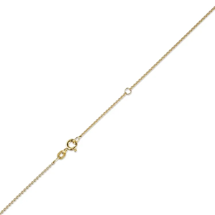 BNH Anker pyöristää kaulaketju 8 karaatin kultaa 42 - 45 cm x 1,2 mm
