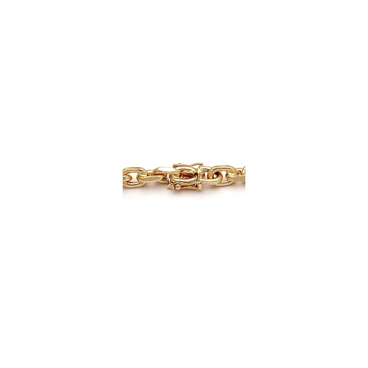 BNH Anker facet armbånd 8 karaatin kultaa 18,5 cm x 6,0 mm
