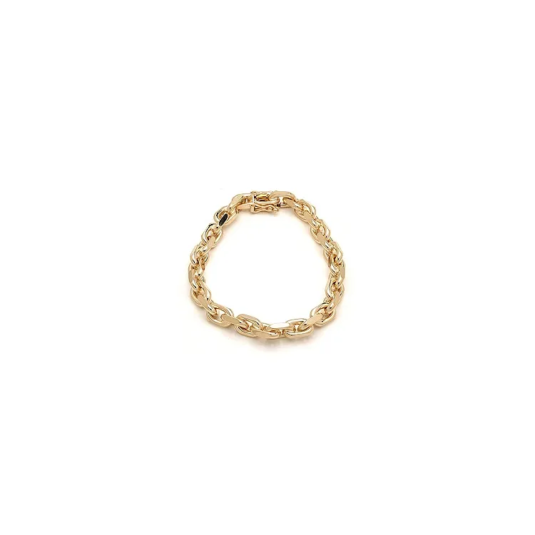 BNH Anker facet armbånd 8 karaatin kultaa 18,5 cm x 7,0 mm