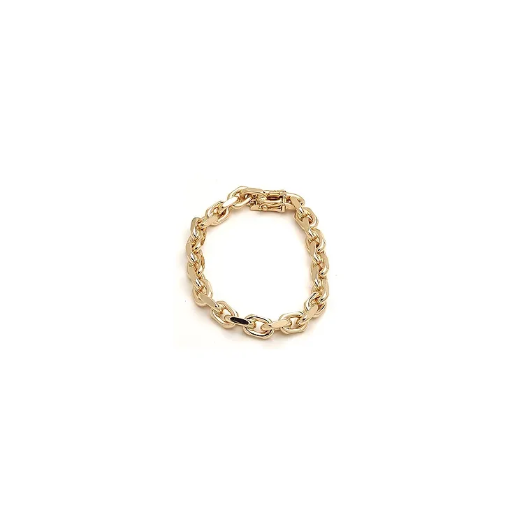 BNH Anker facet armbånd 8 karaatin kultaa 18,5 cm x 7,5 mm