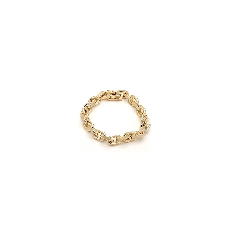 BNH Anker facet armbånd 8 karaatin kultaa 18,5 cm x 9,0 mm