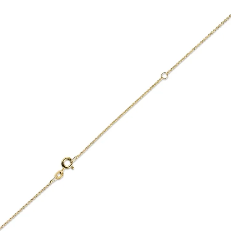 BNH Anker pyöristää kaulaketju 14 karaatin kultaa 45 - 50 cm x 1,2 cm