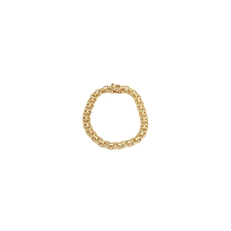 Elegantti rannekoru 14 karaatin kultaa 21 cm x 6,5 mm