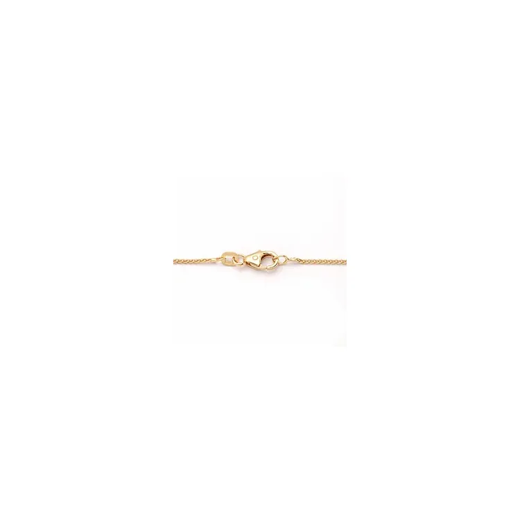 Kortti vehnäkaulaketju 14 karaatin kultaa 38 cm x 1,0 mm