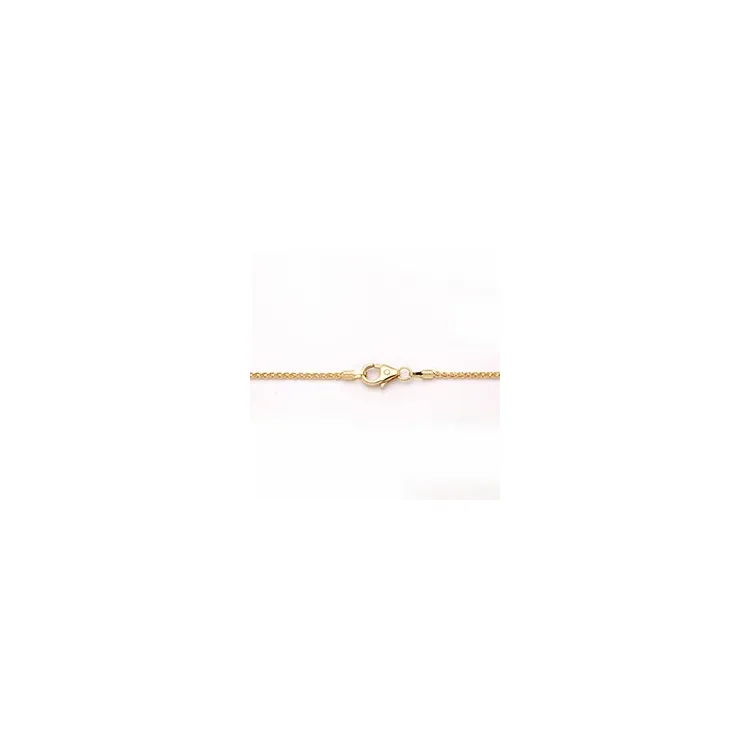 BNH vehnäkaulaketju 14 karaatin kultaa 42 cm x 1,3 mm