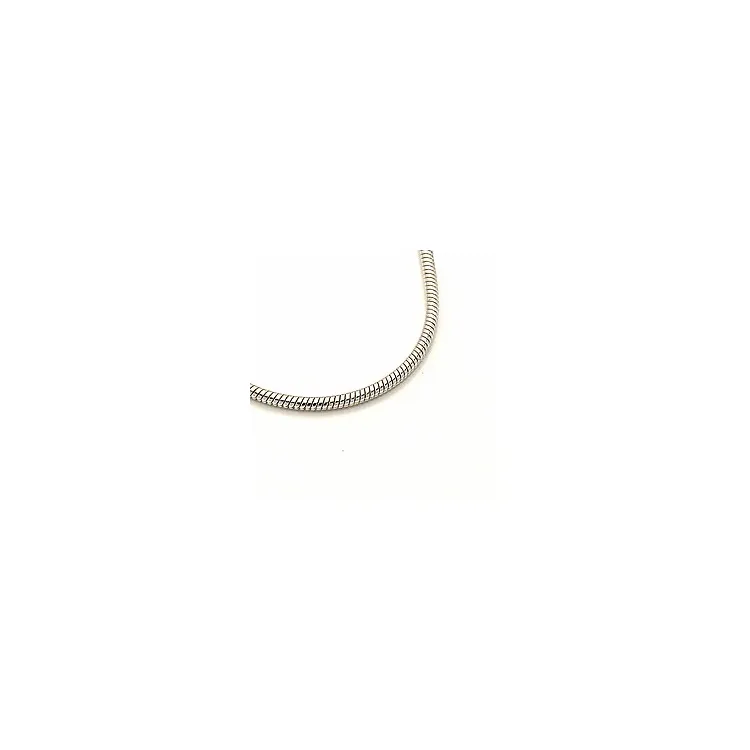 BNH käärmekaulaketju 14 karaatin valkokultaa 50 cm x 1,6 mm