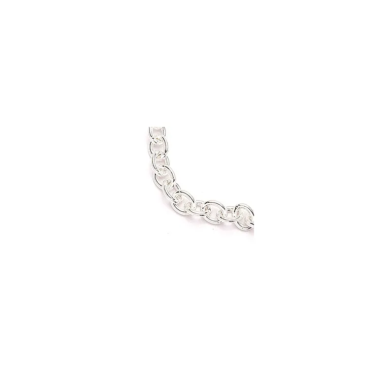 BNH Anker pyöristää kaulaketju hopeaa 70 cm x 4,1 mm