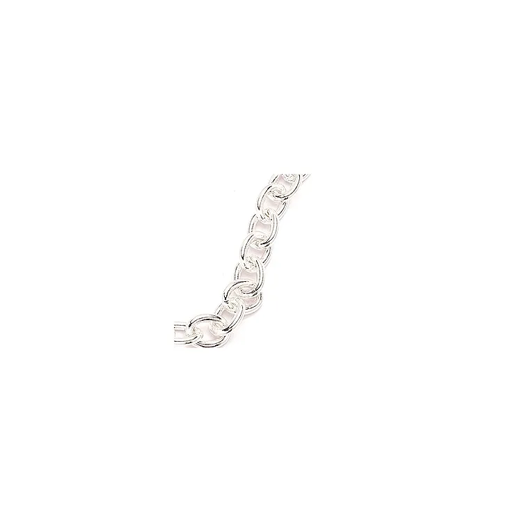 BNH Anker pyöristää kaulaketju hopeaa 55 cm x 6,1 mm