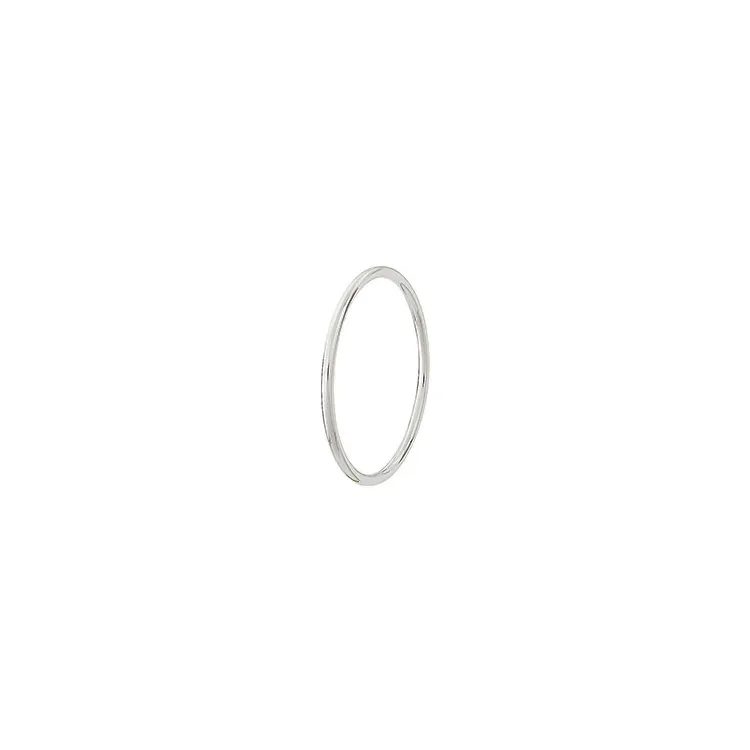 4 mm massiivinen BNH rannerengas hopeaa
