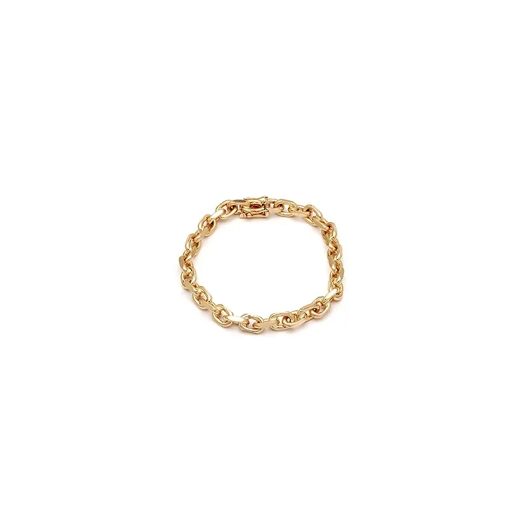 BNH Anker facet armbånd 14 karaatin kultaa 21 cm x 6,0 mm