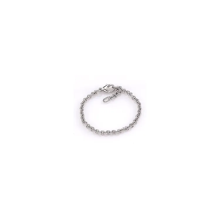 BNH nilkkaketju 14 karaatin valkokultaa 24-26 cm x 3,1 mm