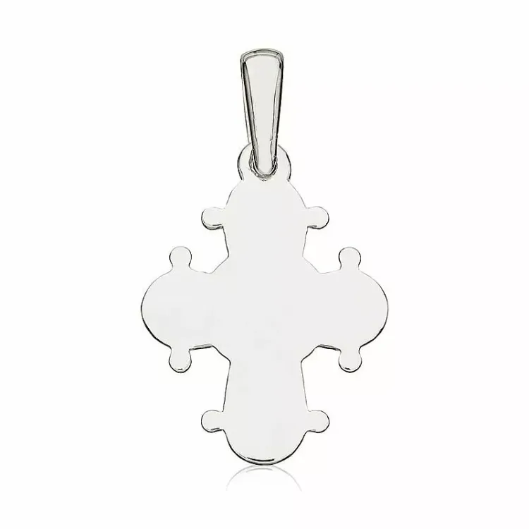 13 x 15 mm dagmarristi  hopeaa - Amoré