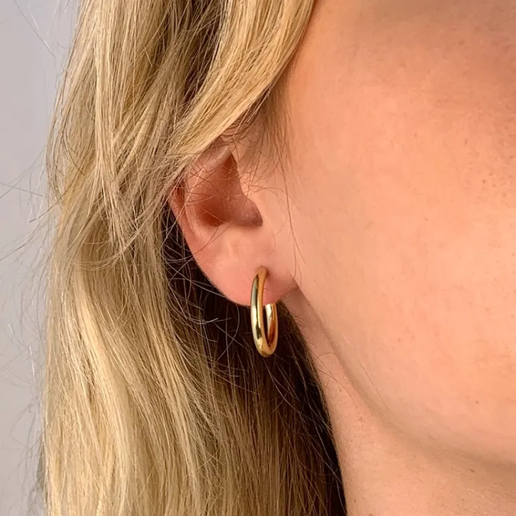 20 mm BNH creole korvakorut 8 karaatin kultaa