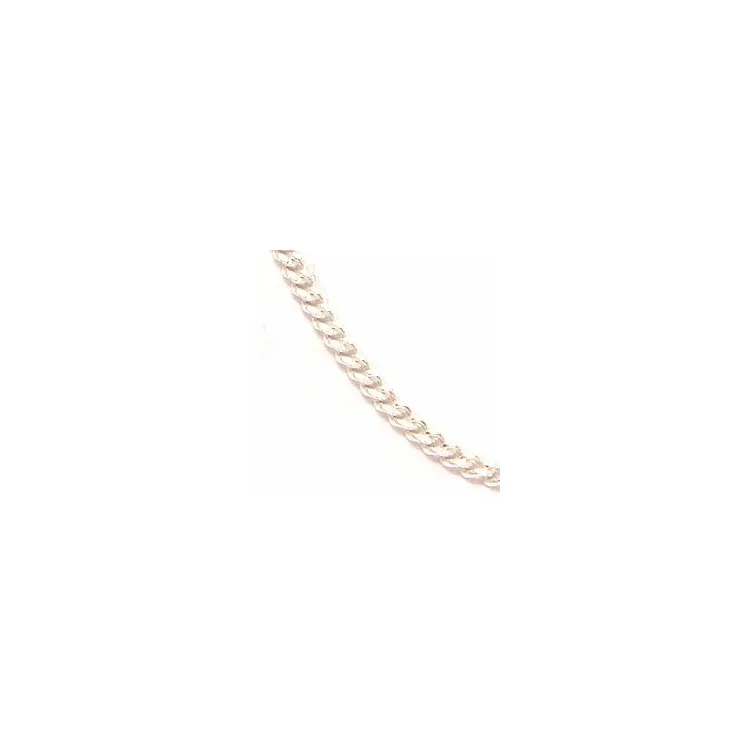 Elegantti kortti panssarikaulaketju hopeaa 38 cm x 1,2 mm