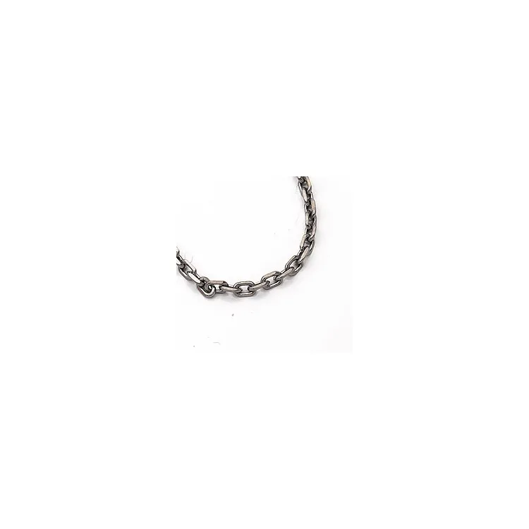 ankkurikaulaketju musta rodinoitu hopea 45 cm x 1,4 mm