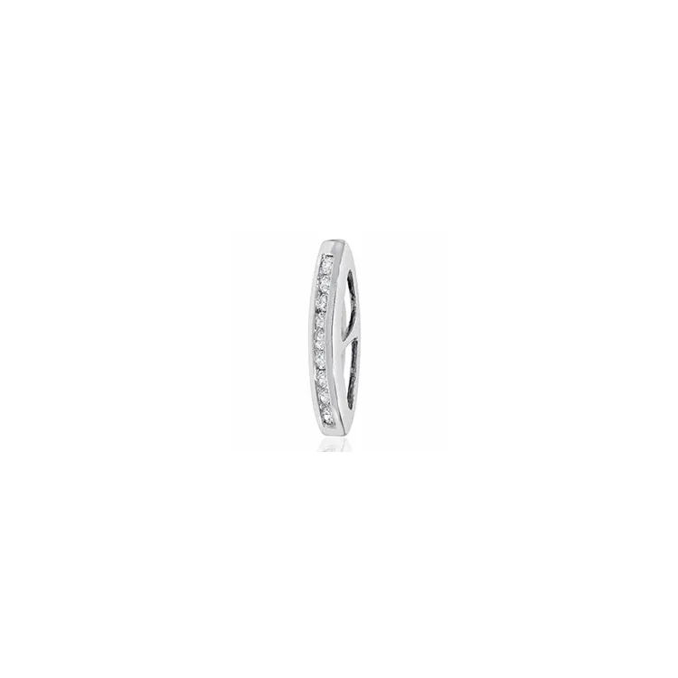 timantti riipus 14 karaatti valkokultaa 0,14 ct
