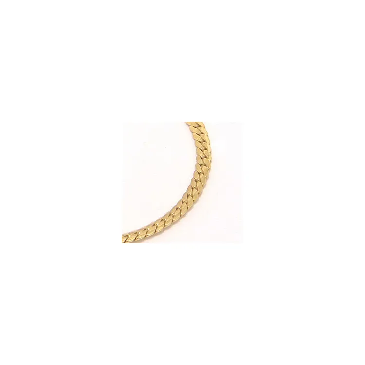 Elegantti victoriakaulaketju kullattua hopeaa 50 cm x 2,2 mm