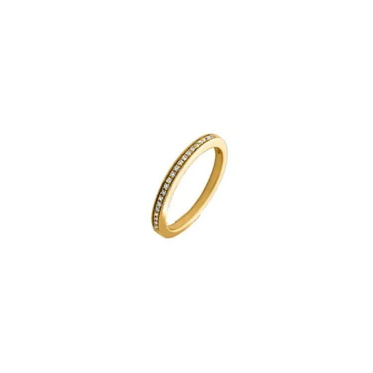 timanttisormus 14 karaatin kultaa 0,09 ct