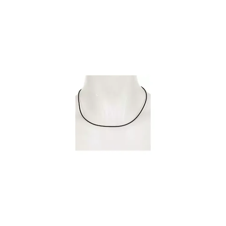 Kaulaketju musta kumi x 2,0 mm