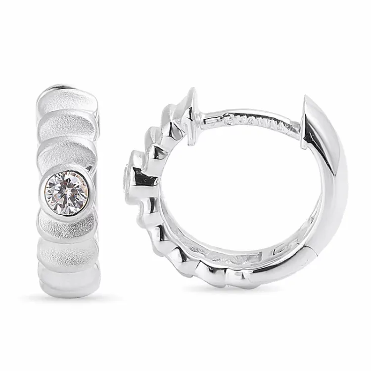 12 mm zirkoni rengas hopea