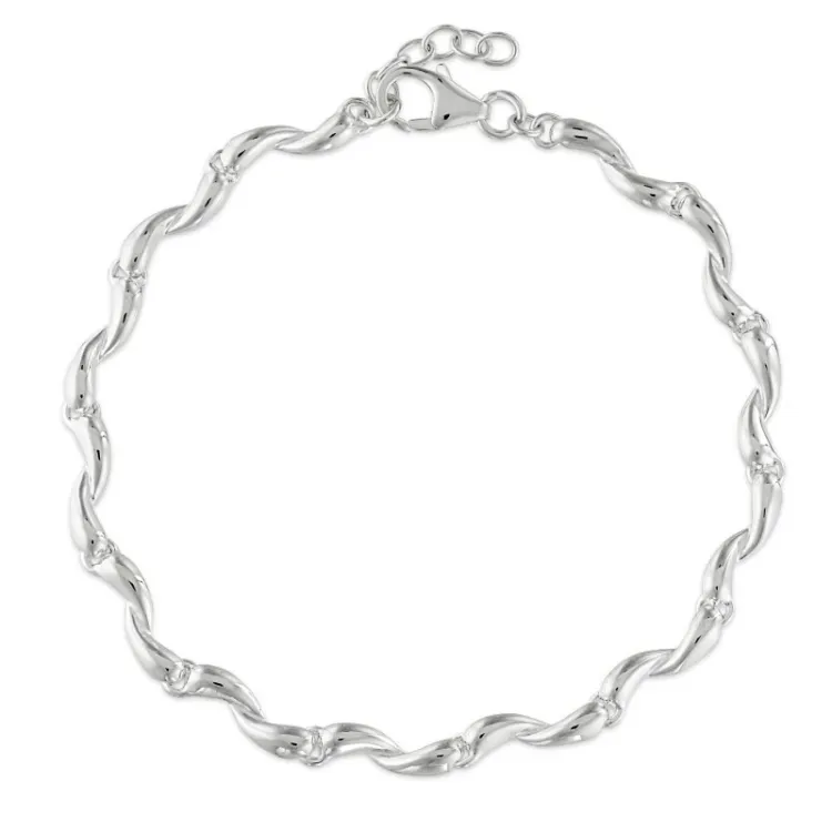 rannekoru hopeaa  x 4,3 mm